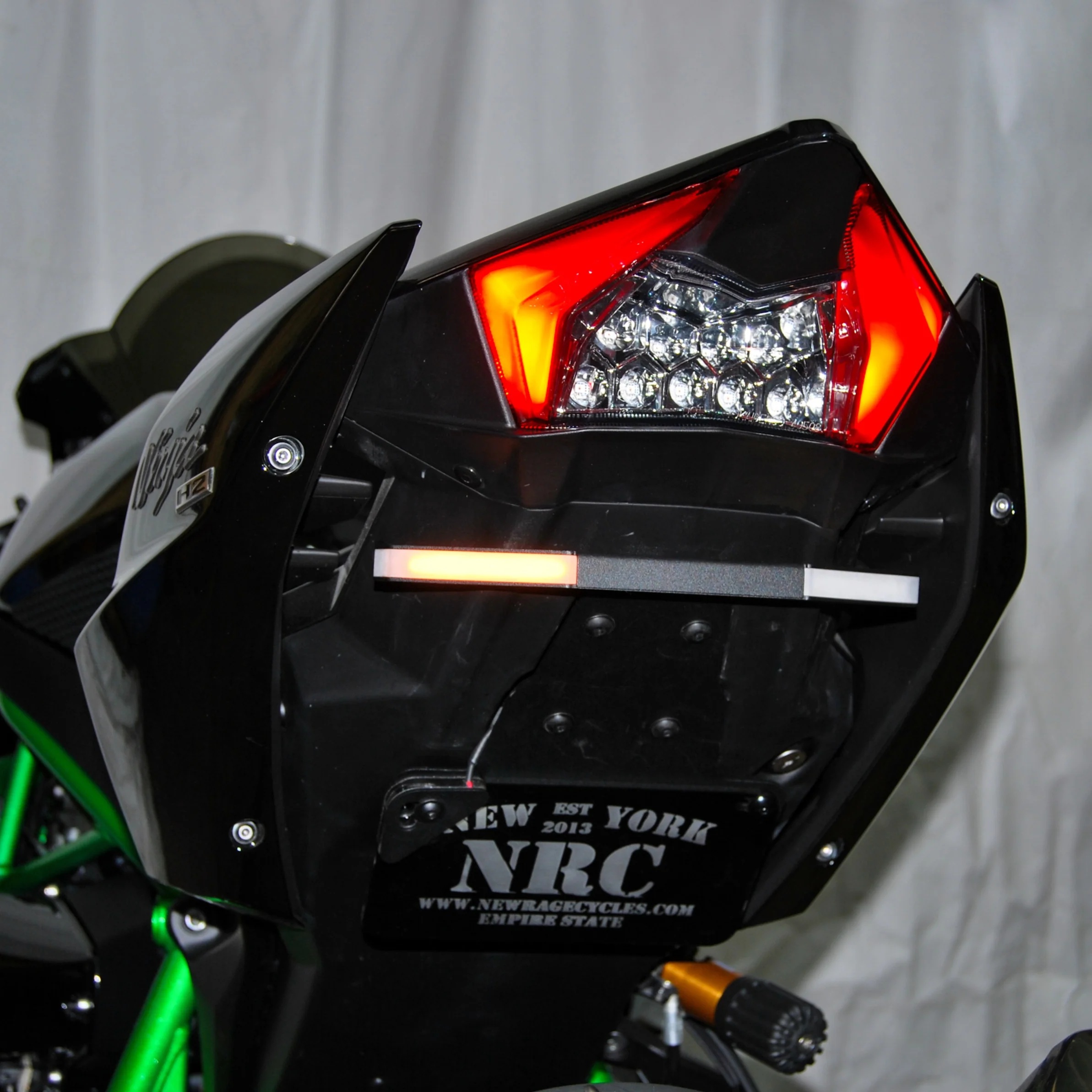 New Rage Cycles (NRC) Fender Eliminator for the Kawasaki H2 New Rage Cycles (NRC) Fender Eliminator for the Kawasaki H2